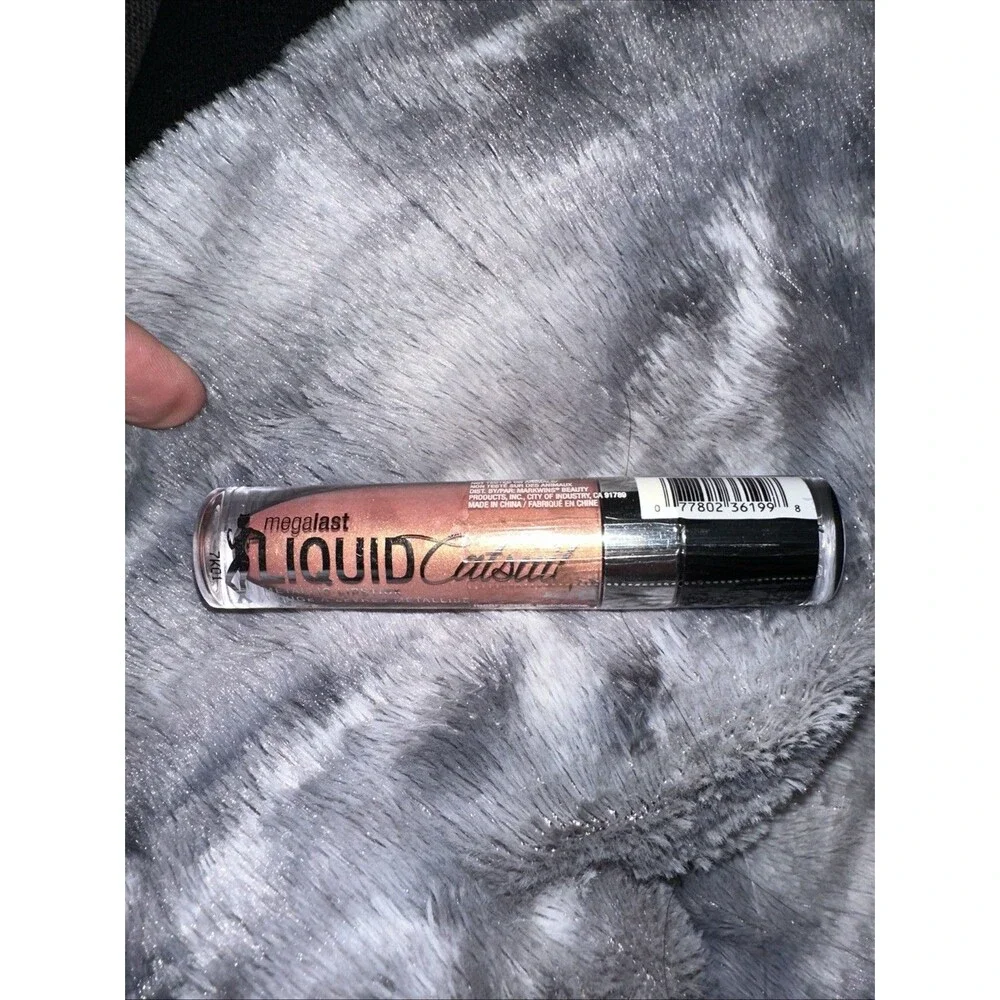 Wet n Wild MegaLast Liquid Catsuit Metallic Lipstick 938A Satin Sheets RARE